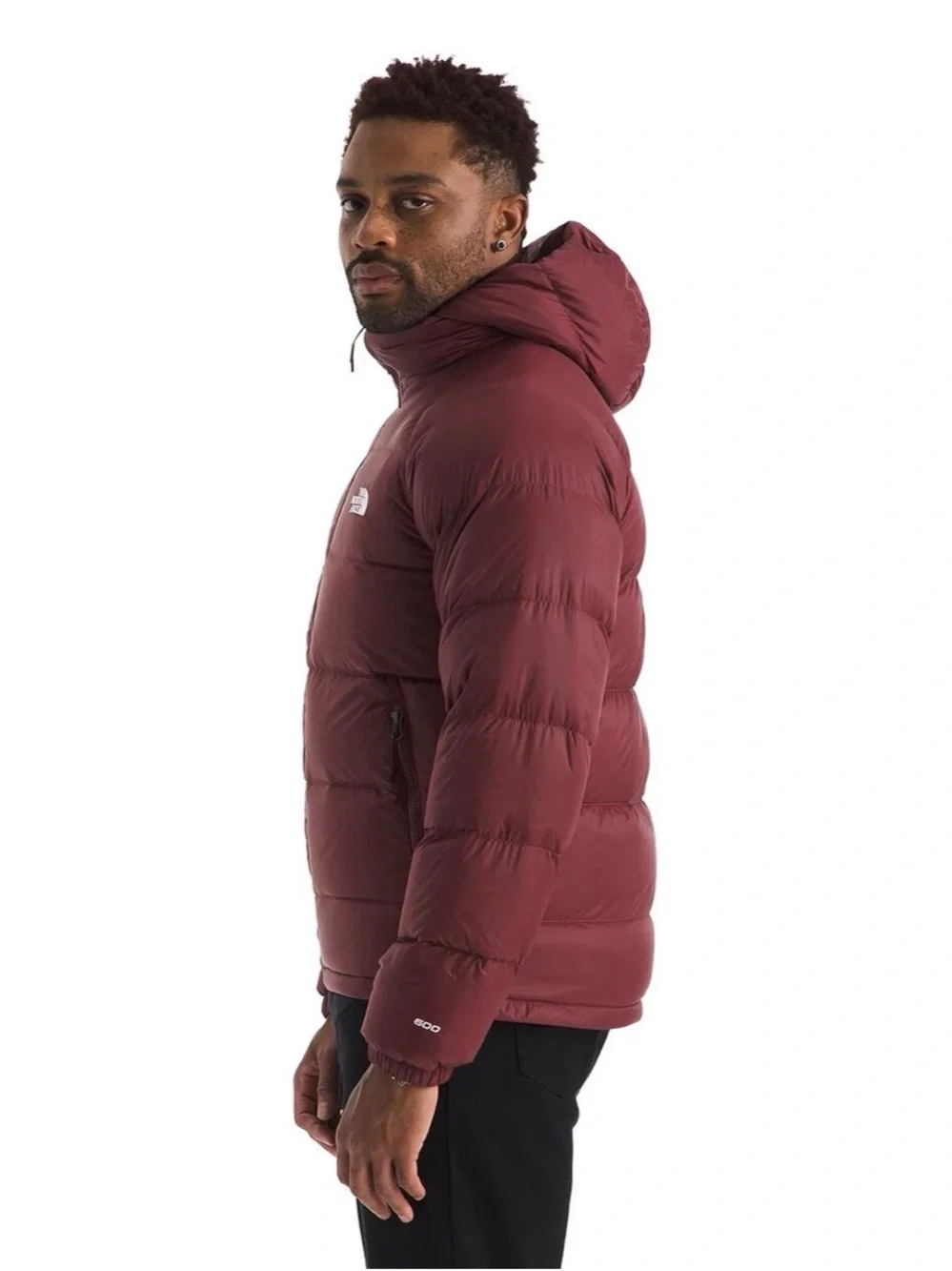 The North Face Men’s Burgundy Hydralite Hooded Puffer Jacket